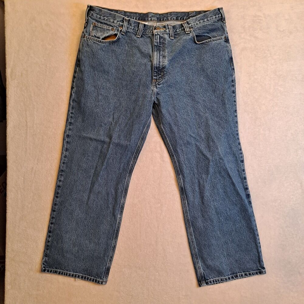 Carhartt Loose Fit Jeans Men's 44 X 30 (42 X 30) Blue Medium Wash